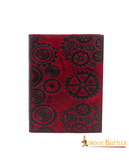 Diário de couro SteamPunk