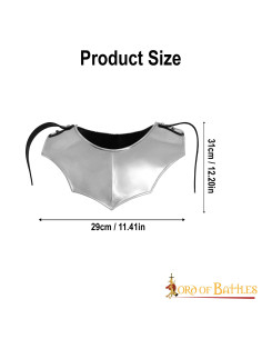 Gorjão medieval simples, acabamento polido 2