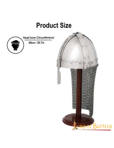 Capacete normando com nasal e cota de malha 2