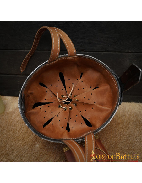 Capacete Viking com nariz Spanghelm,...