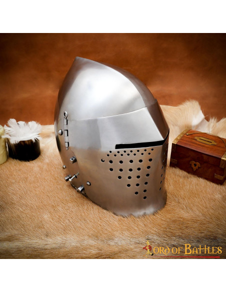 Basinette Medieval com Viseira, Baixa...