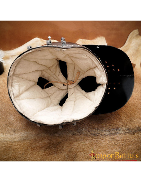 Basinette Medieval com Viseira, Baixa...