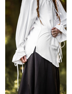Blusa medieval Morgan branca 2