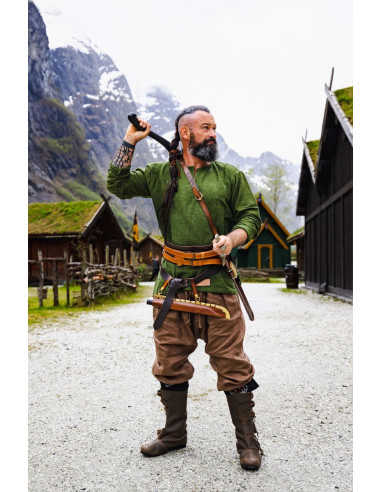 Túnica viking Ivar, verde