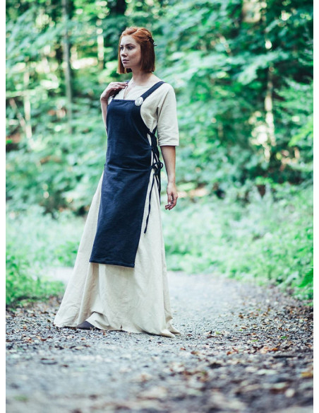 Sobretudo preto mulher Aleiga com alças