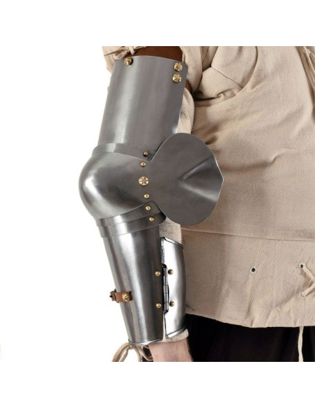 Armadura medieval para os braços
