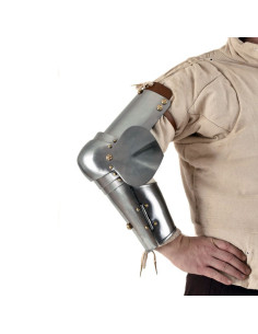 Armadura medieval para os braços