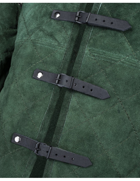 Gambeson de camurça medieval modelo...