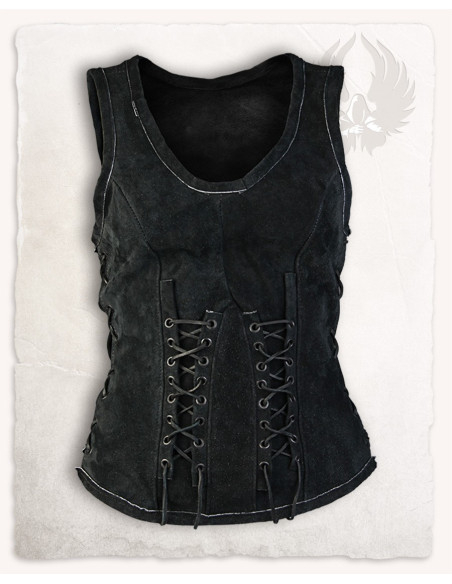 Corpete de couro medieval modelo...