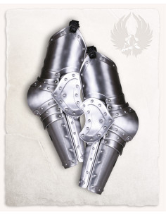 Armas medievais modelo Balthasar, acabamento polido