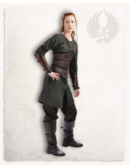 Corpete de couro medieval modelo...