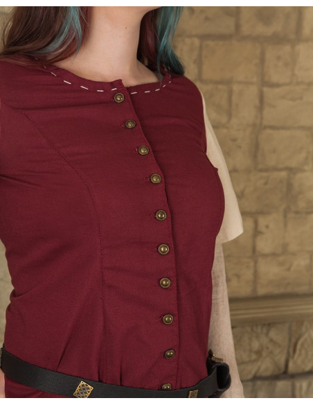 Vestido medieval para mulher modelo...