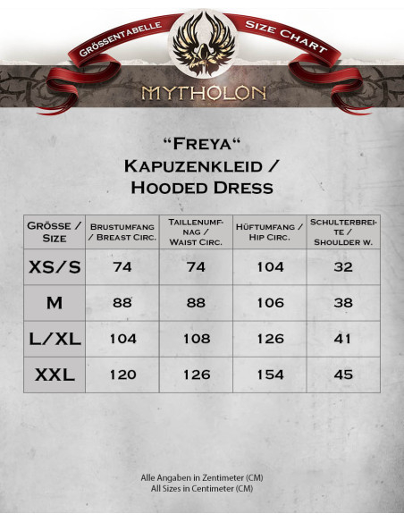 Vestido medieval com capuz modelo...