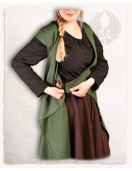 Sobretudo medieval feminino, modelo...