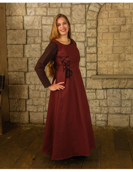 Vestido medieval em lona modelo Uma,...