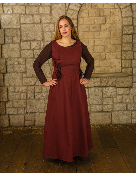 Vestido medieval em lona modelo Uma,...