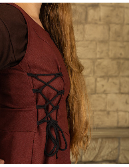 Vestido medieval em lona modelo Uma,...