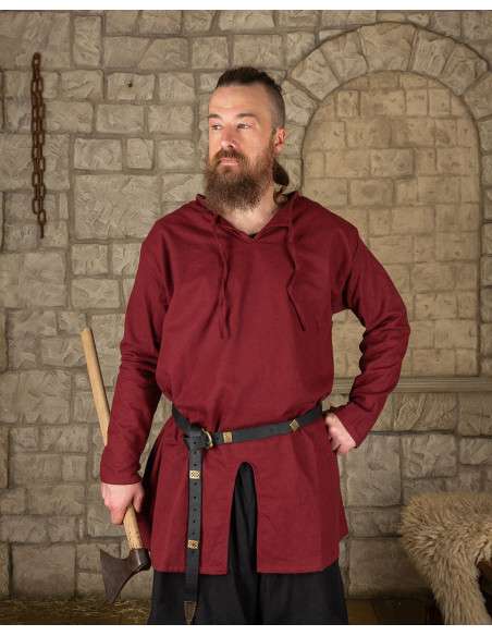 Túnica medieval de algodão modelo...