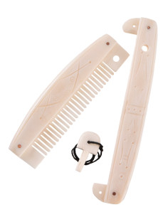 Pente de osso medieval (12 cm.)