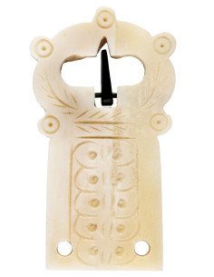 Fivela de cinto feita de osso