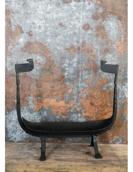 Castiçal de navio Viking, ferro forjado