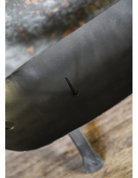 Castiçal de navio Viking, ferro forjado