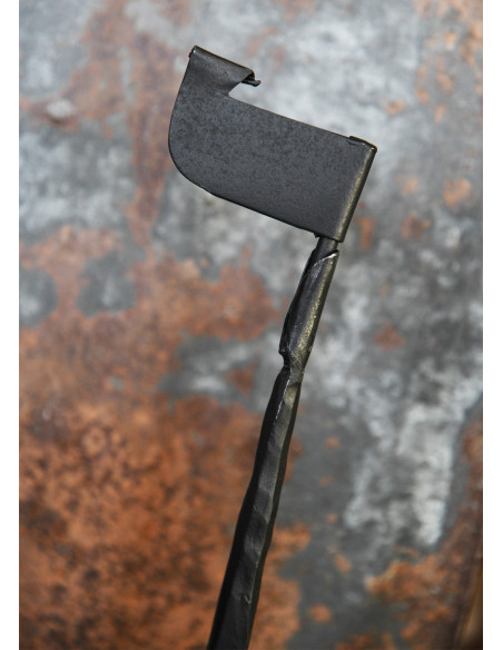 Castiçal de navio Viking, ferro forjado