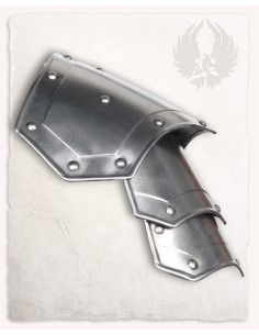 Ombreiras medievais em aço modelo Mina, acabamento polido. 2