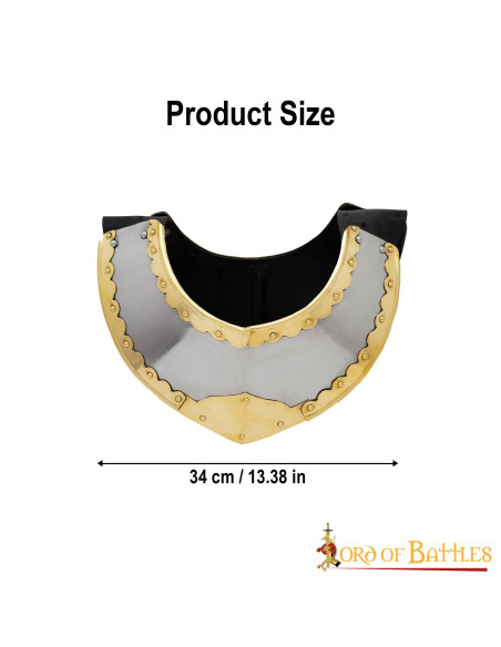 Gorge medieval em aço modelo Hussardo...