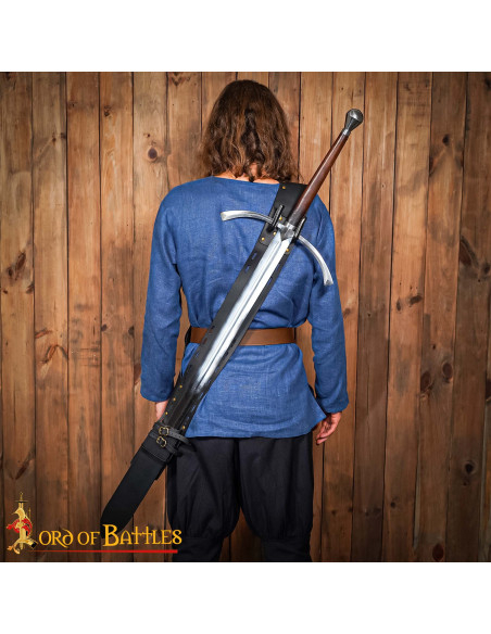 Bainha de couro medieval para as...