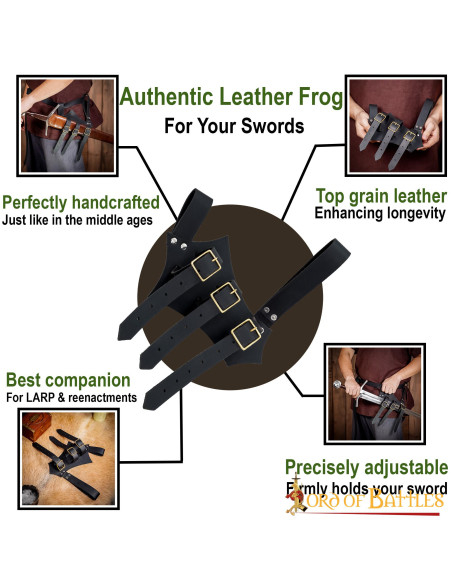 Baldric medieval ajustável para...