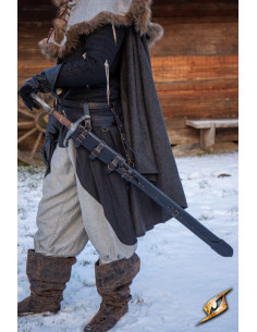 Bainha ajustável para espadas na cor preta (75-96 cm.)