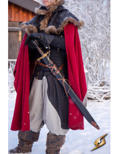 Bainha com cinto para espadas em couro sintético,... 2