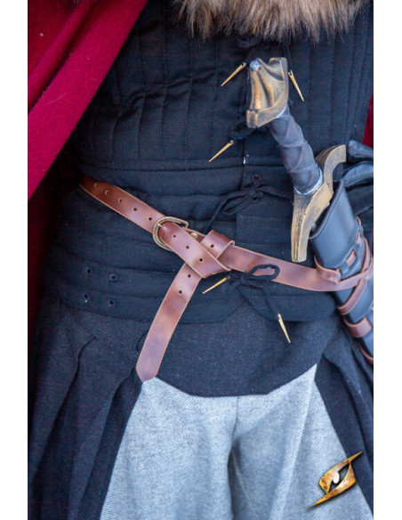 Bainha com cinto para espadas em...