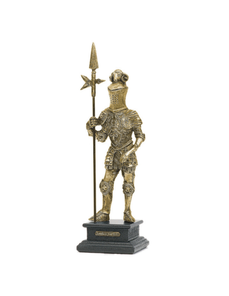 Figura de guerreiro do século XVI com...