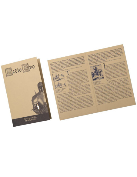 Pistola Terzetta com pederneira...