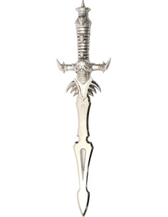 Fantástico abridor de cartas de caveira, 27,5 cm.