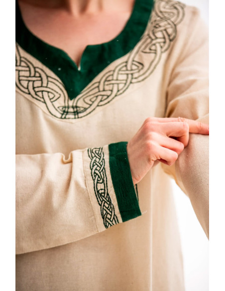 Vestido Viking modelo Lagertha, verde...