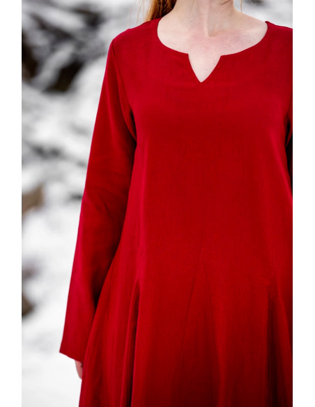 Vestido viking de linho modelo Anna,...