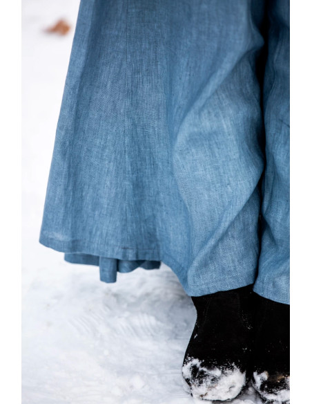 Vestido viking de linho modelo Anna,...