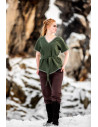 Túnica medieval feminina modelo Matilda, verde