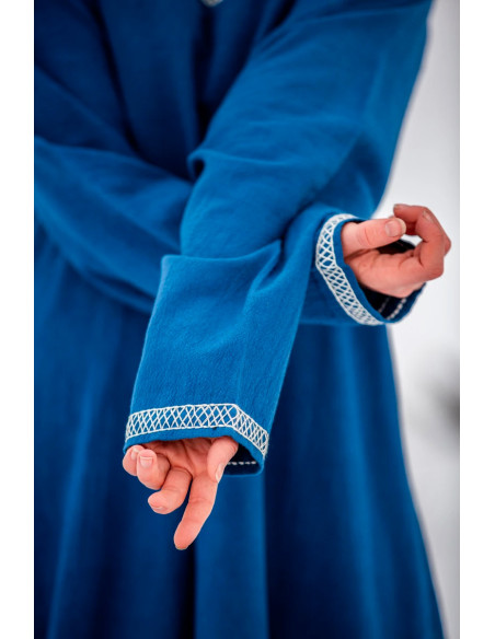 Vestido viking de algodão modelo...