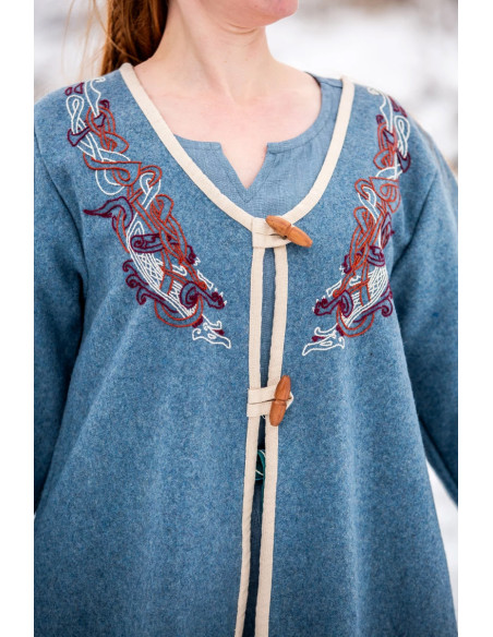 Casaco Viking para mulher modelo...