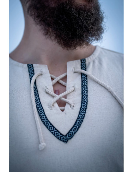 Camisa medieval masculina modelo...