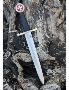 Adaga de templo de milícia medieval com bainha, 42 cm. 2