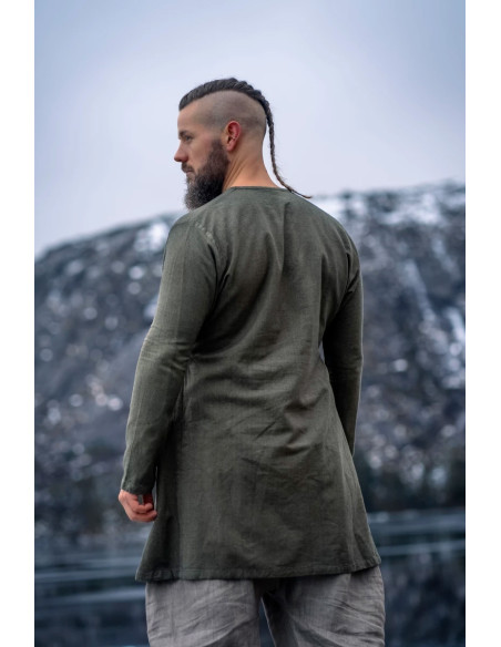 Túnica de linho Viking modelo Ragnar,...