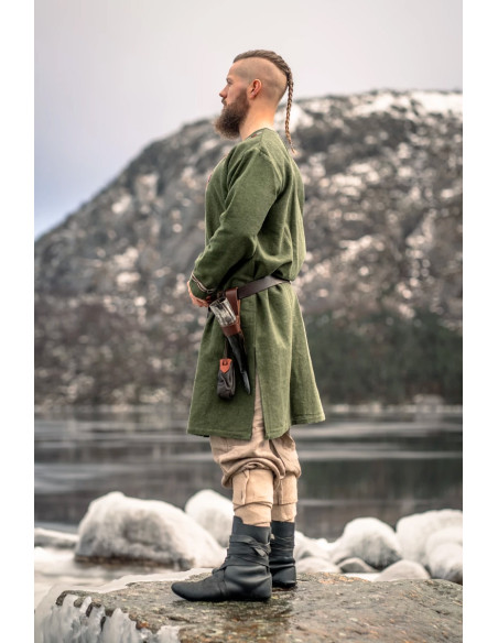 Túnica Snorri Viking com bordado à...