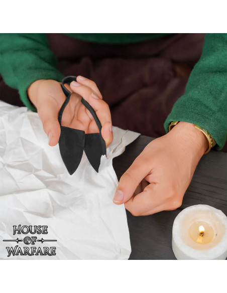 Tesoura Viking com bainha de couro...