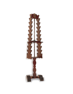 Expositor vertical para 20 pistolas antigas