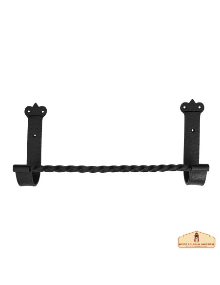 Toalheiro medieval rústico em ferro...